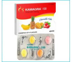 Kamagra 100mg ovocné (Sildenafil Citrate): cena za 2 balenia