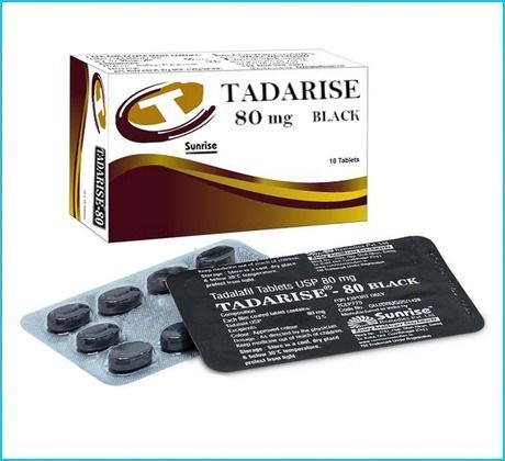 Tadarise 80mg Black Tadalafil