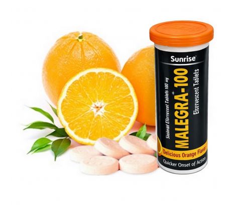 Malegra 100mg šumivé tablety
